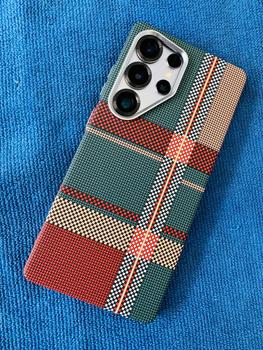 Product Review of CASELAB - PIXEL CARBON MOUNTAIN TARTAN BRITISH DESIGN CASE MAGNETIC SMSG COMPATIBLE FOR S25 ULTRA S25 PLUS S25 S24 ULTRA S24 PLUS S24 S 24 S23 ULTRA S23 PLUS S23 S 23 HARDCASE PC PIXEL DESIGN CASING PELINDUNG HANDPHONE Bumper Blue from m**y 0