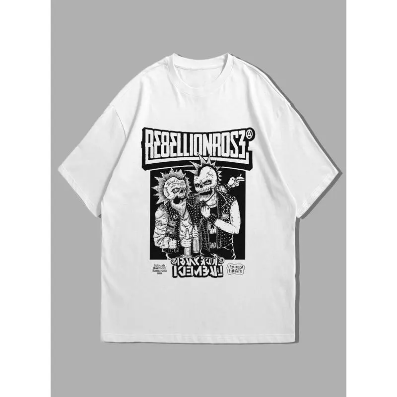 Rebellion Rose - Comrades (Live At Locshow II) / Kaos Rebellion Rose / Kaos Band Baju Tshirt Distro Pria Dewasa Katun Combed Motif Keren 5