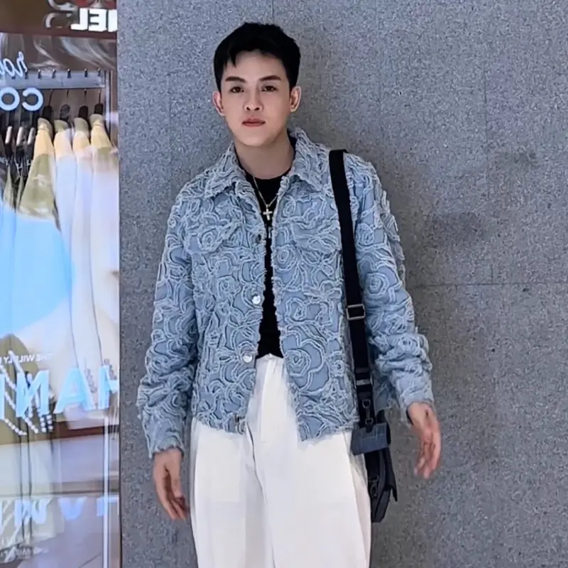 Áo Khoác Jean- RiinB. Jean thêu xù cotton hàng cao cấp sang trọng giới hạn