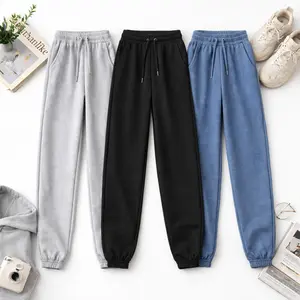 Sweatpants Jogger Cewek Santai Hangout Kekinian Viral H m Bahan Fleece Lari Training Joger Olahraga Gym Nyaman Sport Cepat Kering Nyaman Pria Wanita Uniseks