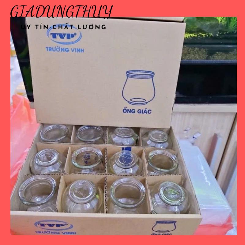 Ly vắt hơi bằng thuỷ tinh- bộ 12 ly giác hơi tiện dụng cho mọi gia đình