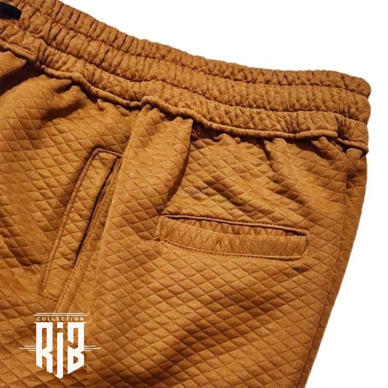 Product Introduction of [PROMO DIAMONT KNIT TIMBUL] paket 4 pcs celana pendek Surfing pria wanita comfort Garis Nyaman diamond knit celana Distro Dewasa Rib Pant boardshort Diamont Knitt Boxer Tebal Adem Kain Timbul-RJB Lembut Melar Santai Combed Katun 12