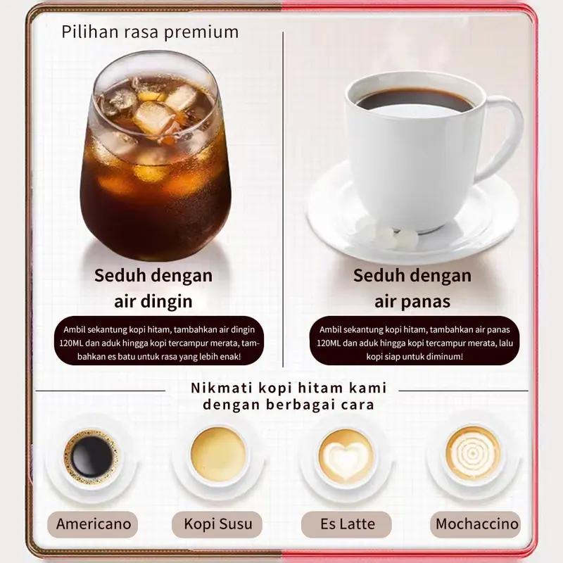 Product Introduction of 【BISA COD】Kopi Hitam Arabika (12 Sachet/Box) 11
