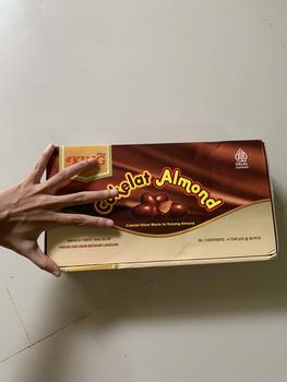 Product Review of Dking coklat almond isi 4 toples ( COD )  kacang almond utuh lapis coklat from D**a 1