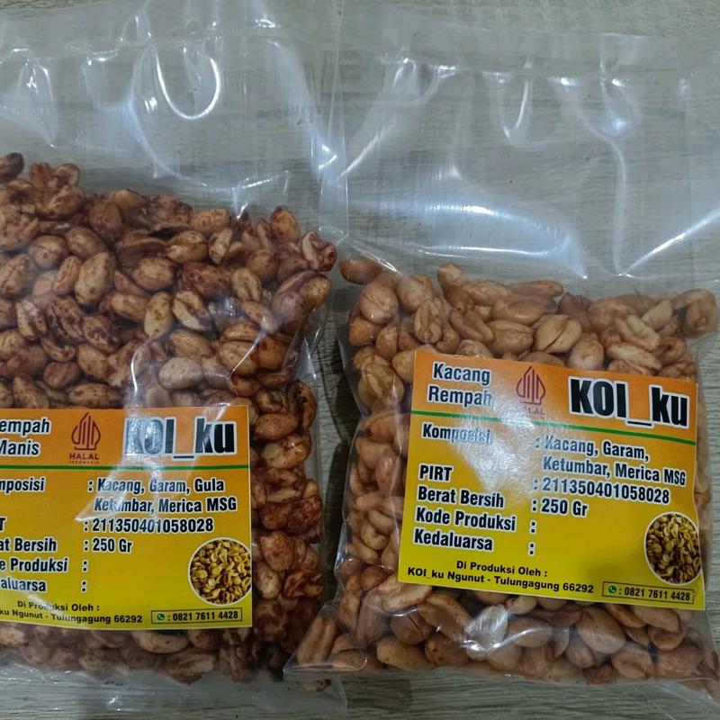 Kacang Rempah Manis Cap Koi_Ku 250g - Kacang Berkualitas Premium dengan Bahan Rempah-rempah - Goreng, Food, Kering, Snack, Mede, Mete Camilan,kacang tanah kupas 1