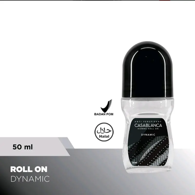Casablanca deodorant roll on 50ml Ketiak Pria Wanita Bau Wangi 2