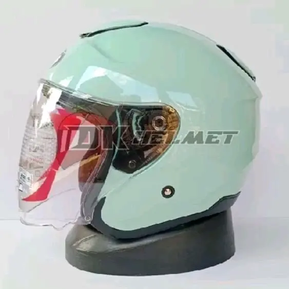 Helm KYT Kyoto R Solid Original 100% Half Face Motorcycle Single Visor - Ukuran M/L/XL 2