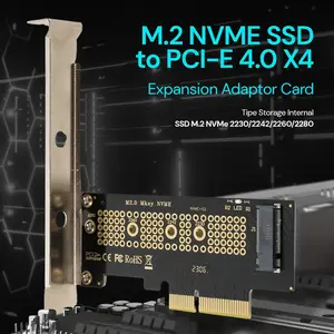 M.2 NVMe SSD to PCI-E 4.0 x4 Expansion Adaptor Card