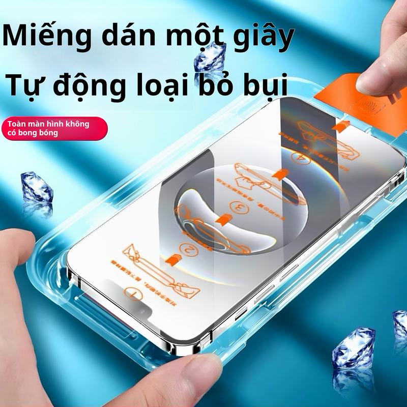  màn cường lực Tương Thích Với Phone 16 Pro Max Phone 15 Pro Bảo Vệ Điện Thoại Bảo Vệ Phòng Sạch Bảo Vệ Màn Hình Hoàn Toàn Ẩn Dành Cho Phone 14 Dành Cho Phone 13 Plus Và Phone 12 Chức Năng Chống Rơi 