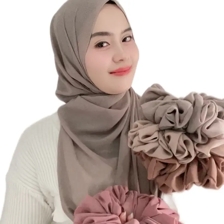 Nury Hijab _ Scruncie Hijab Anti Pusing _ Ikat Rambut Hijab _ Cepol Hijab Random Mix Jumbo ( Standart & jumbo) Rekomendasi Cepol Hijab Wanita