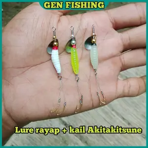GEN FISHING Rayap Lure Casting Wader Umpan Micro Casting Nila Hampili Wader
