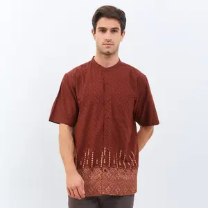 M231 Kemeja Pria Koko Couple Pendek 0351