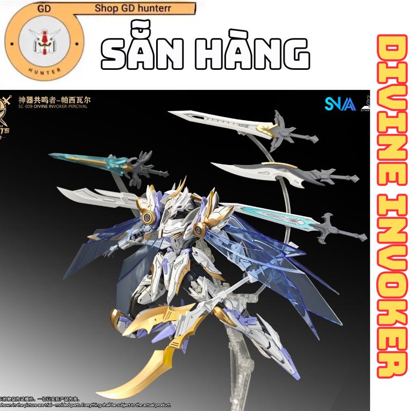 SẴN HÀNG Mô Hình Lắp Ráp SNAA RG 1 144 SC-009 – DIVINE INVOKER – PERCIVAL BẢN CAO CẤP