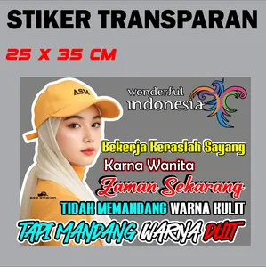 Stiker Transaparan Kata Kata Kaca Mobil Anti Luntur Ukuran 25 x 35 cm Cocok Untuk Kaca Mobil Tahan Lama Dan Menarik truk