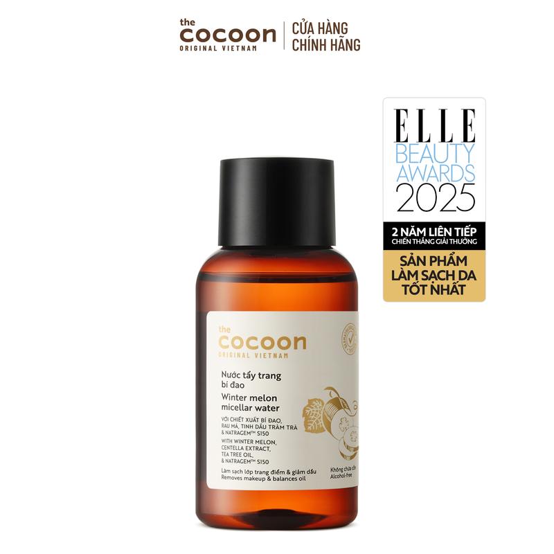 Nước tẩy trang bí đao Cocoon tẩy sạch makeup & giảm dầu 140ml