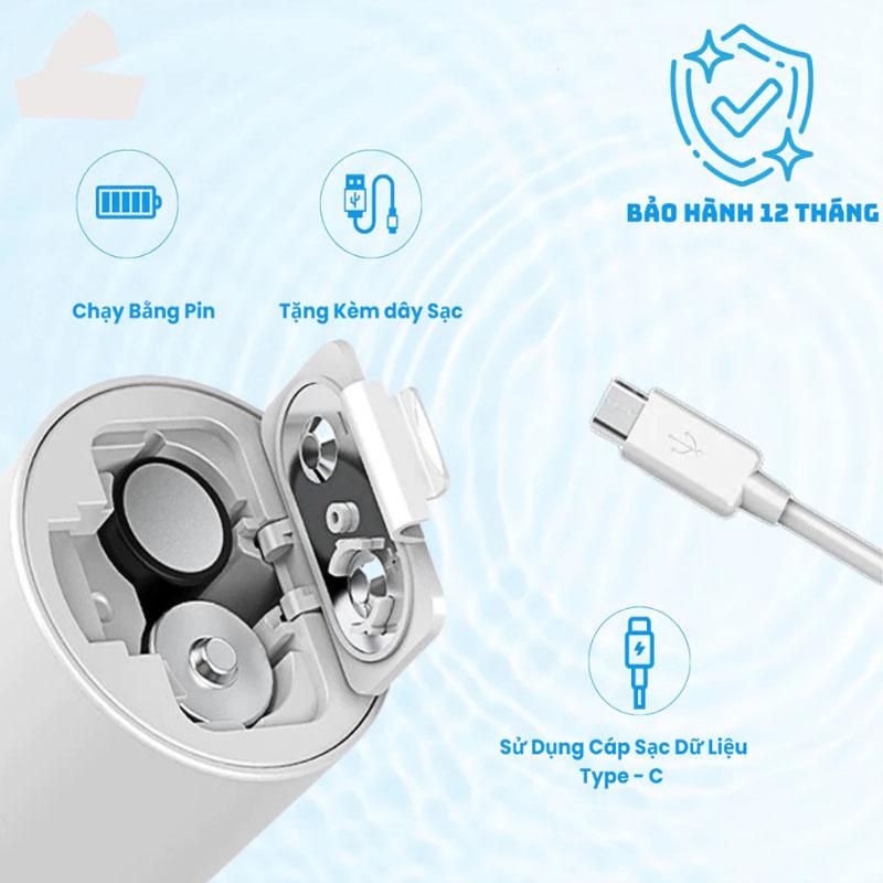 Máy Phun Sương Tạo Độ Ẩm Cho Bé Và Người Lớn, Máy Phun Sương Cầm Tay Nhỏ Gọn Có Chế Độ Tự Làm Sạch, Tặng Kèm Cáp Sạc type-C 7