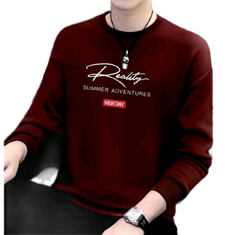 Kaos Dewasa Lengan Panjang Terbaru Distro Polos Sablon Surfing Katun Combed Pria Unisex Formal - Putih 2