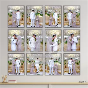 ( Paket Hemat 14 Pcs ) Cetak Foto Plus Bingkai 8RP 20x30 7RP 20x10 6R 15x20 Media Papan MDF 3 MM Foto