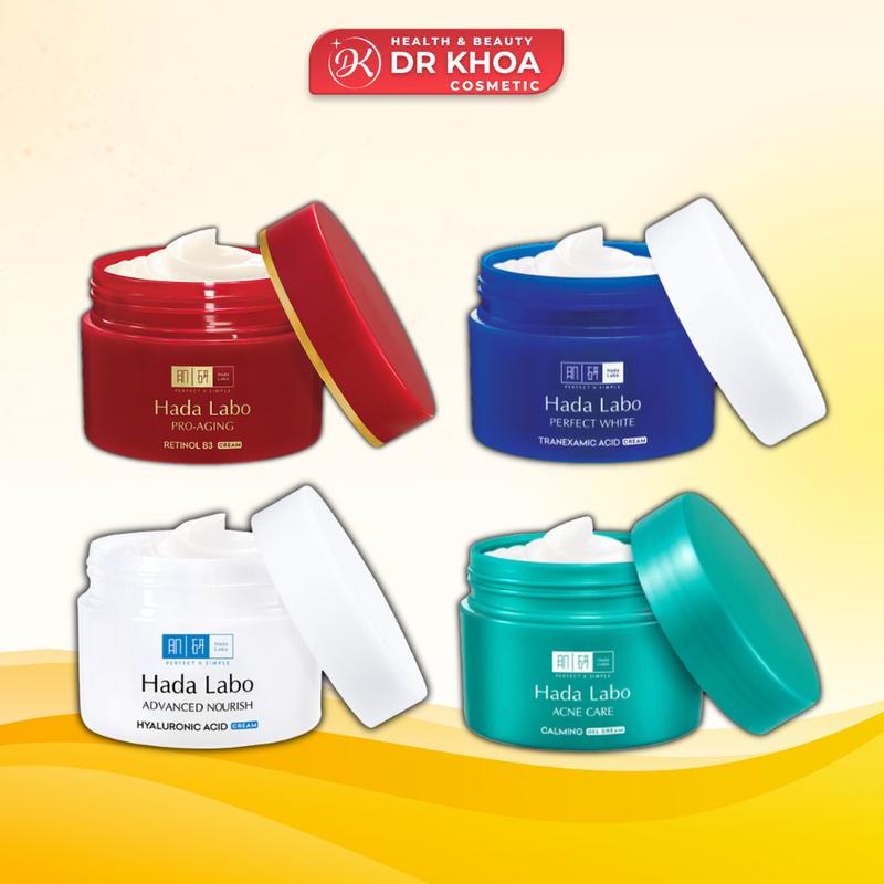 Kem Dưỡng Trắng Da Hada Labo Perfect White Tranexamic Acid Cream 50g | Sản Phẩm Chính Hãng