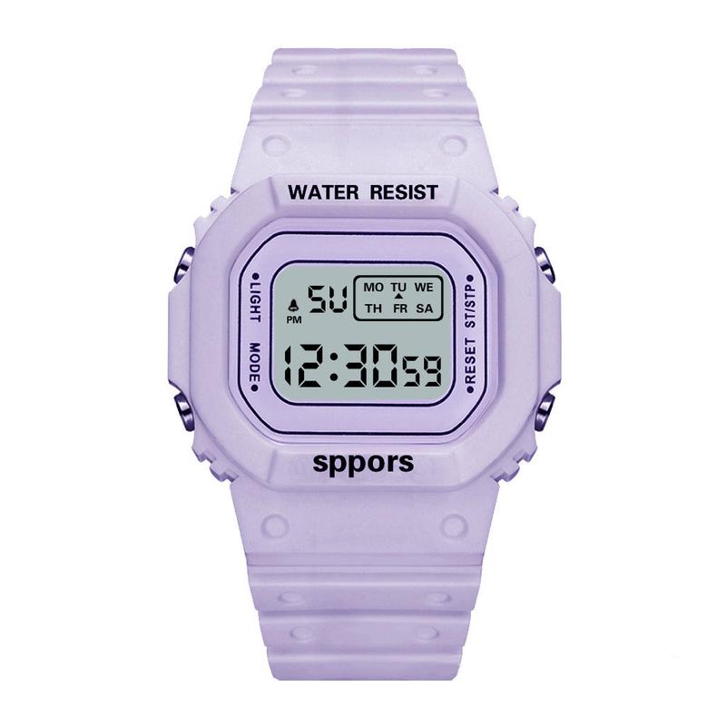 Product Introduction of Waterproof Multi-functional LED Electronic Watch Square Watch Students Youth Outdoor Sports 1