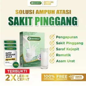 Solusi Sakit Pinggang BPOM Etawasul Susu Herbal Rendah Gula 200g Original