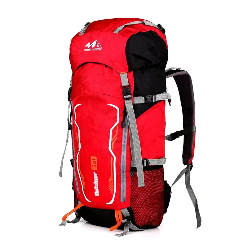 Tas Ransel Gunung Pria Tas keril Carrier Kapsitas 60L Backpack Hiking Camping Travelling Outdoor 5