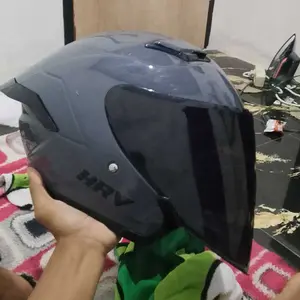 Helm HRV Maximo Spoiler Visor Flat SNI Kekinian visor clear/smoke