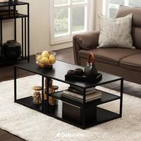 Gambar Dekoruma NAITO Meja Ruang Tamu / Meja Tamu /Meja Ruang Tamu Aesthetic - Hitam dari Dekoruma Official Store Kab. Bekasi 2 Tokopedia
