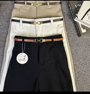 Oro Pants Knit Celana panjang Highwaist Celana Panjang Korean Style Bawahan Casual Wanita Kerja Nyaman Formal Basic