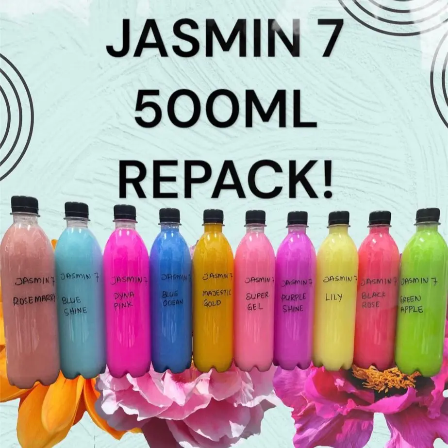 ￼Sabun Jasmin7 500ml Repack|Sabun basuh botol kecil (SAMPLE)