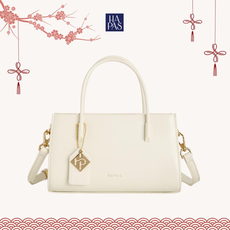   DEAL LIVE  Túi Xách Nữ HAPAS Chính Hãng La Muse Phủ Màu Tag Vuông Sang Trọng Size 21 - TXT221226 Bag Lady 