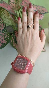 Product Review of JAM TANGAN WANITA TIERRA TR-2202 FASHION ORI TANGGAL AKTIF TALI RUBBER from c**h Y**i d**r h**e 1