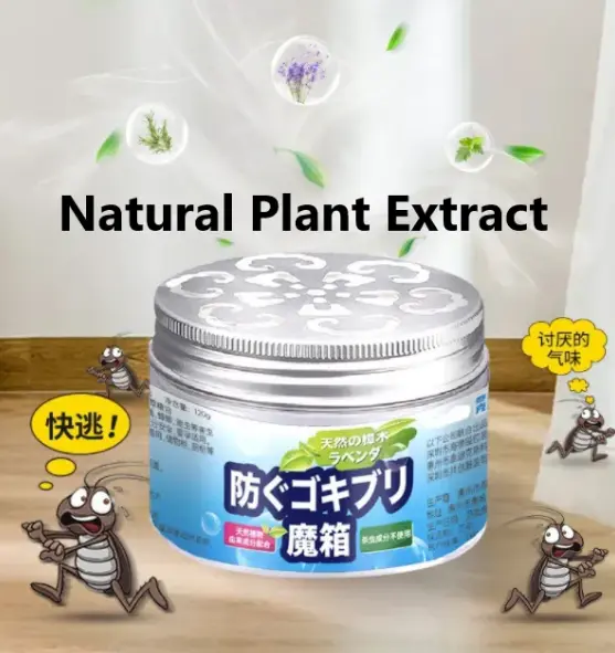 Cockroach Repellent Gel Smokeless Indoor Insect Repellent, Reptile Nemesis Non Toxic Safe to Use Long Lasting