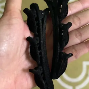 Uniqueestore JP2160 Klip Rambut Jepit Rambut Lucu Layer Kepang Elegan Velvet Hair Clips