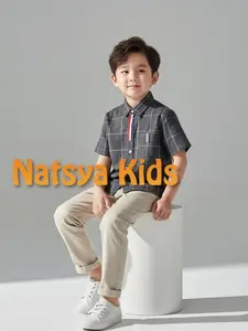 Mix & Match Kemeja Flannel dan Celana Chinos Model Kekinian Dengan Bahan Premium Untuk Anak Usia 5 Tahun - 12 Tahun