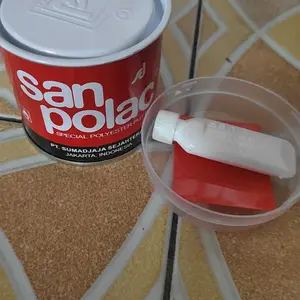 Dempul Sanpolac 250gr / Sanpolak Kecil / Dempul Mobil Motor Kayu Besi