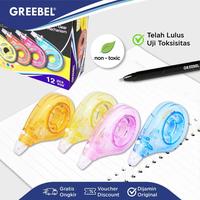 Gambar GREEBEL Correction Tape GCT-1227 Pastel Lucu / Tip Ex Kertas Roll Pita Koreksi Pulpen dari GREEBEL Kota Administrasi Jakarta Barat 5 Tokopedia
