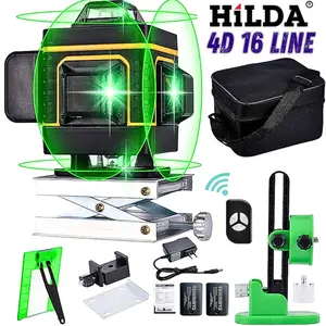 Taffware Hilda Laser Level Self Leveling 4D 16 Line with Remote - LD-515