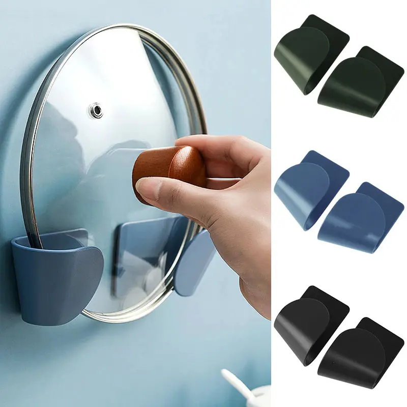 NOOTH Rak Gantung Tutup Panci Rack Holder Hanging Wall Mounted 2 PCS - J192 5