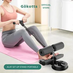 GOKOTTA Alat Sit Up Stand Portable/ Tali Resistance Band Alat Olahraga Penahan Kaki Holder Fitness Portable/ Penahan Kaki Untuk Latihan Abdominal Otot Perut di Rumah