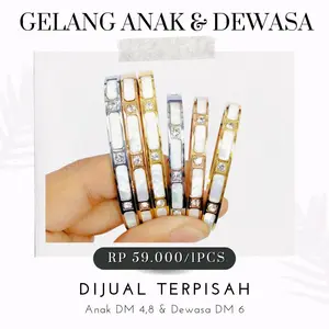[Kumpulan Gelang 14 Cm/19 Cm] [Anak & Dewasa ]-[JoAcc] Gelang Wanita Gelang Anak Dewasa Gelang Fashion - Titanium Stainless Anti Karat - Perhiasan Aksesoris Fashion