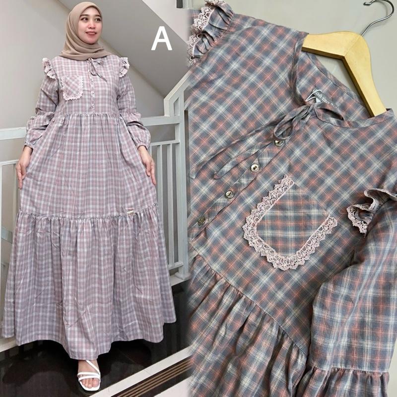 READY STOK SALVINA MIDI TRISET SAKU RENDA 8