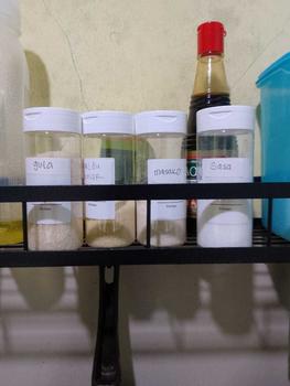 Product Review of DIBLIVING | Toples Bumbu Dapur 140ml PUTIH Aesthetic TABUR  BON CABE Lubang Besar & Lubang Kecil from c**y 1