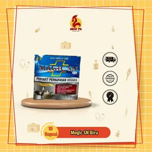 Magic SN Blue Obat Penyakit Pencernaan Unggas 10 Kapsul