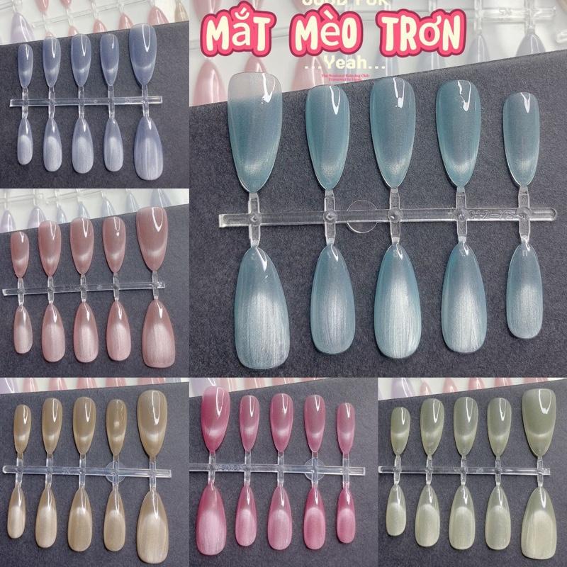 Nailbox thiết kế - mẫu mắt mèo sơn trơn . Tặng keo dũa. Nếu đổi dán tạm thời…