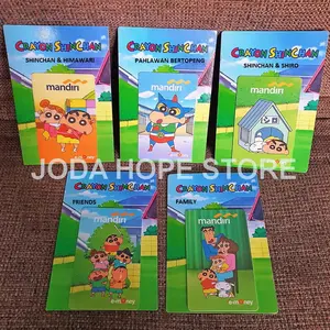 Kartu Koleksi Edisi Crayon Shinchan Pahlawan Bertopeng Shiro Himawari Family Friends Collection Card