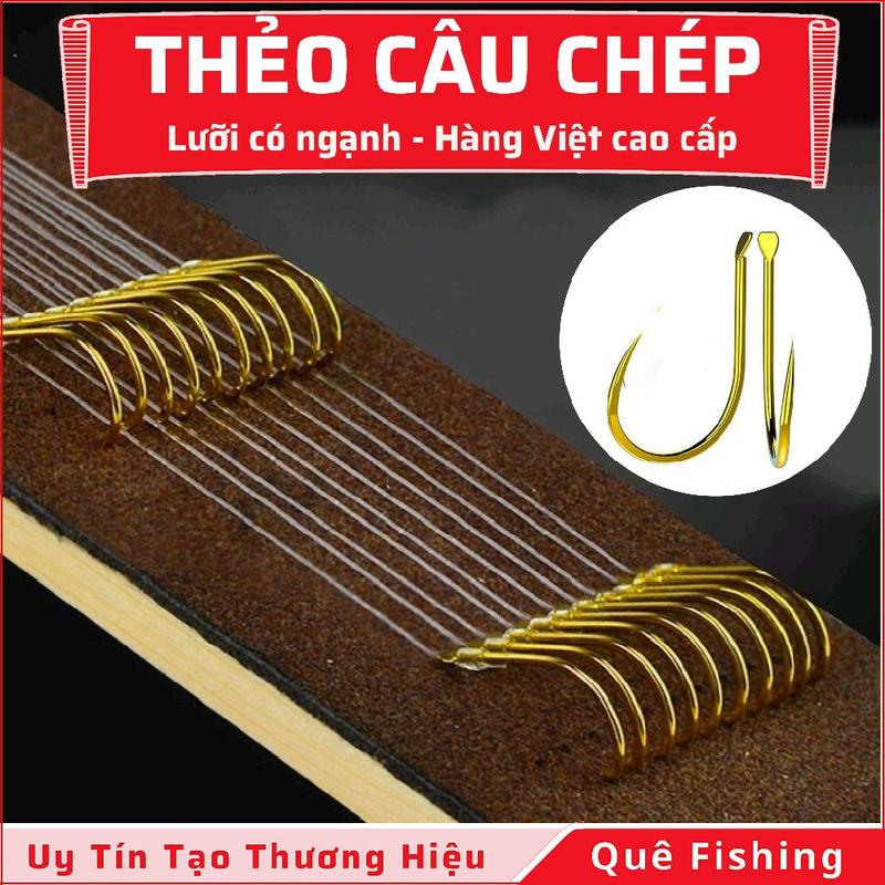 Thẻo Bazan Nylon buộc sẵn cao cấp | Hàng Việt cao cấp | Thẻo câu câu cá chép trôi rô trắm | Quê Fishing