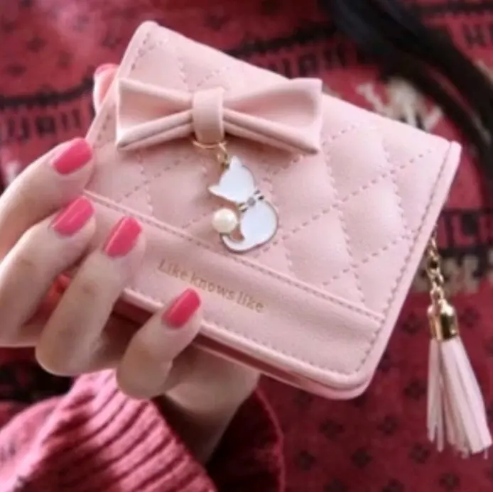 Dompet Mini Kucing RR Pita Lipat Mini Wanita 2