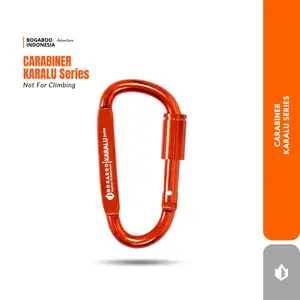BOGABOO KARALU Carabiner - Karabiner - Buckle Hanging - Karabiner - gantungan karabiner alumunium stainless steel quickdraw