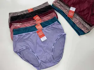 12 Pcs Celana Dalam CD Dewasa Wanita Katun Lis TERMURAH BEST SELLER | Size M L XL 3L 4L